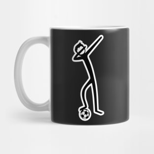 Dabbing Stick Figure - Soccer I Mug